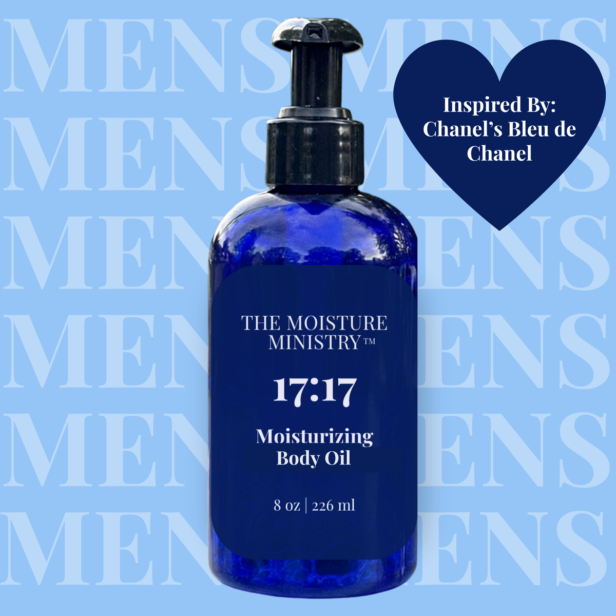 17:17 Body Oil--Inspired by Chanel’s Bleu de Chanel